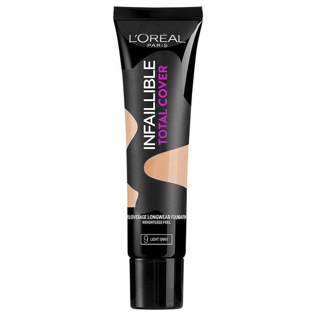 L'Oréal Infalliable Total Cover Foundation 9 Light Sand - Cosmetics Fragrance Direct-3600523339037