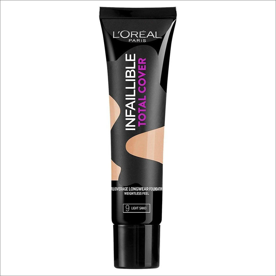 L'Oréal Infalliable Total Cover Foundation 9 Light Sand - Cosmetics Fragrance Direct-3600523339037
