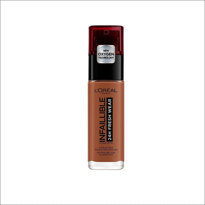 L'Oreal Infallible 24Hr Foundation - 375 Deep Amber - Cosmetics Fragrance Direct-3600523527892