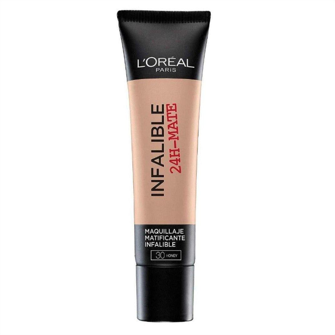 L'Oréal Infallible Matte Foundation - 30 Honey - Cosmetics Fragrance Direct-3600522875413