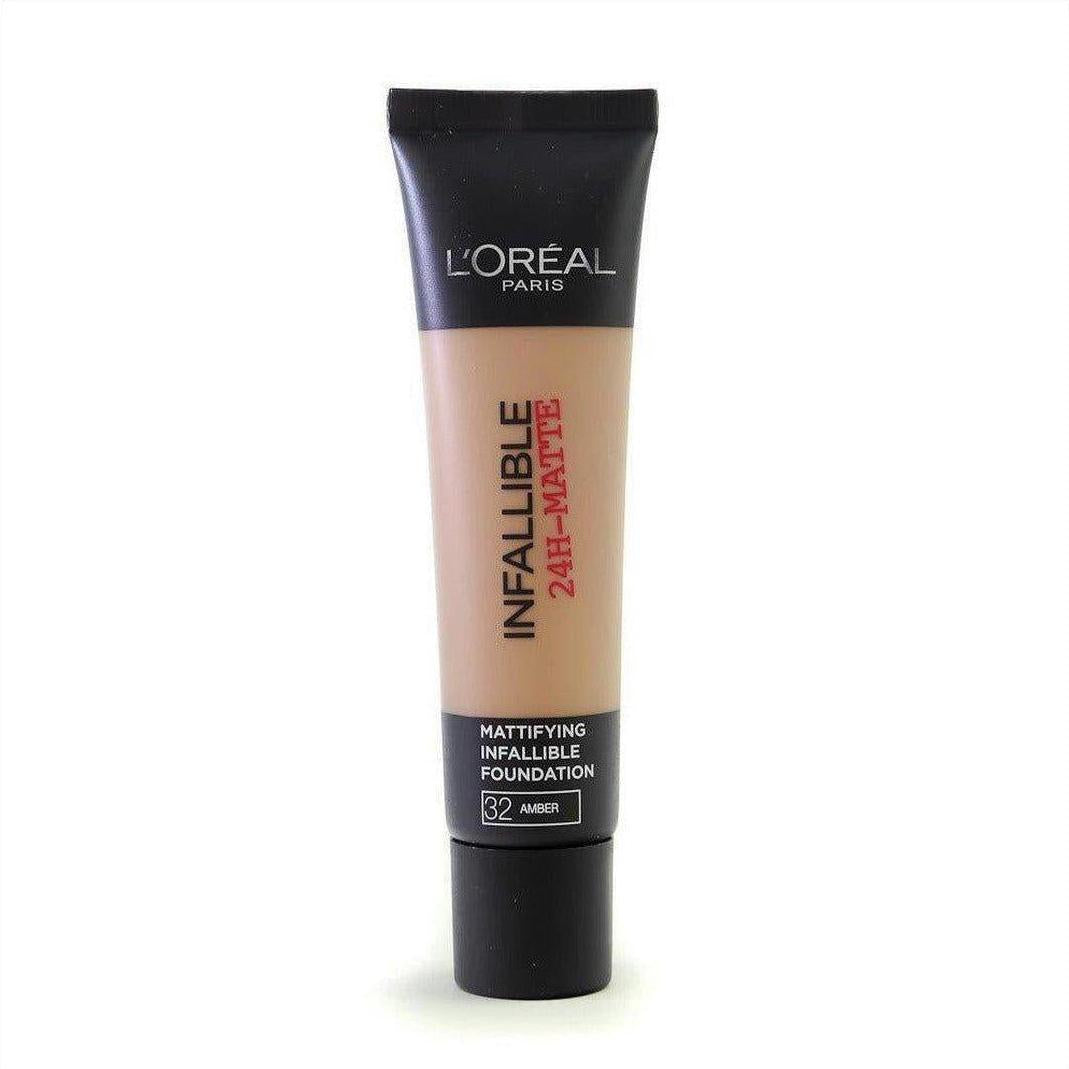 L'Oréal Infallible Matte Foundation - 32 Amber - Cosmetics Fragrance Direct-3600522875437
