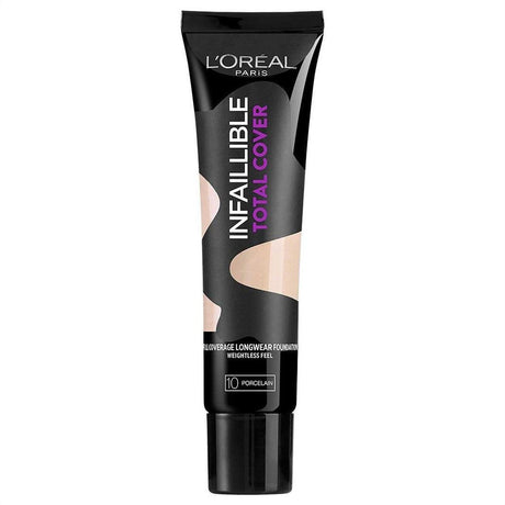 L'Oréal Infallible Total Cover Foundation - 10 Porcelain - Cosmetics Fragrance Direct-3600523339105