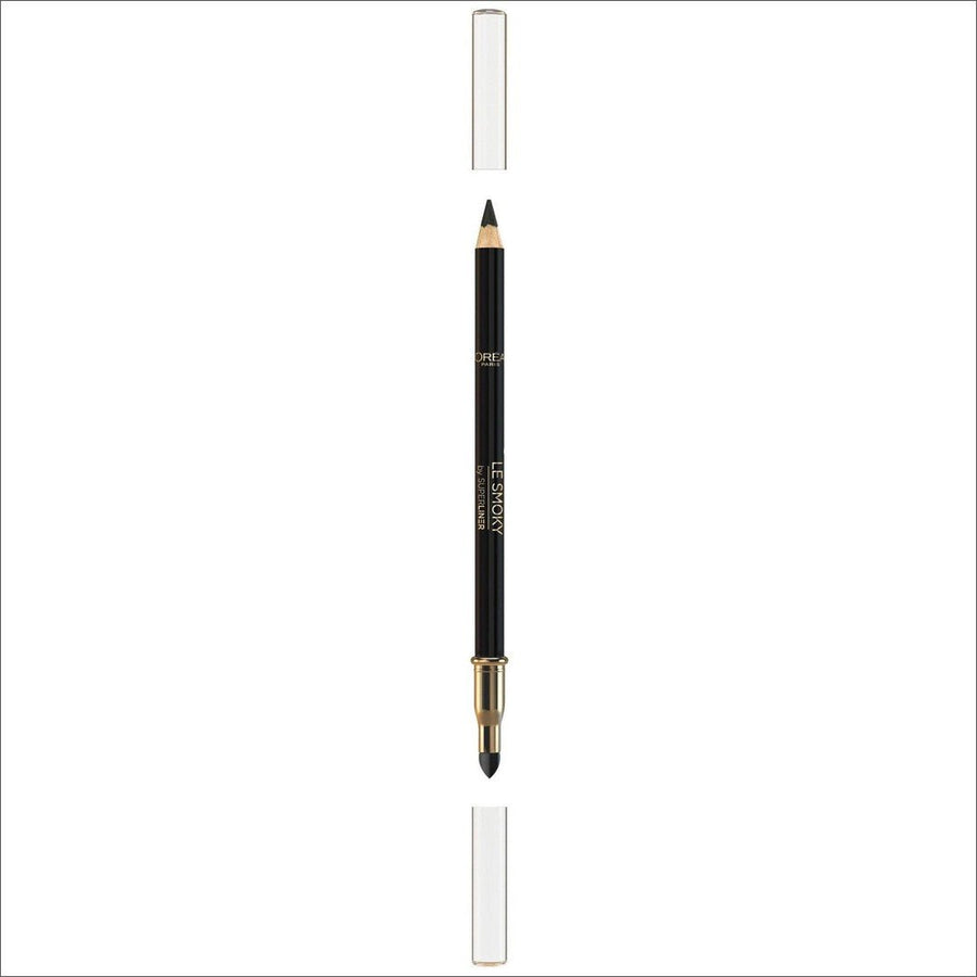 L'Oréal Le Smoky by Superliner Eye Pencil - 201 Black Velour - Cosmetics Fragrance Direct-3600523409365