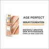 L'Oréal Paris Age Perfect Serum Foundation 150 Cream Beige - Cosmetics Fragrance Direct-30162112