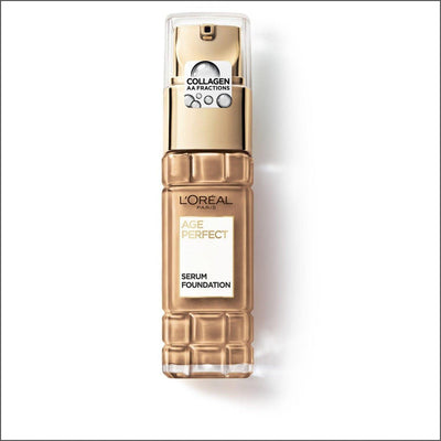 L'Oréal Paris Age Perfect Serum Foundation 250 Warm Beige - Cosmetics Fragrance Direct-30159105