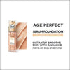 L'Oréal Paris Age Perfect Serum Foundation 250 Warm Beige - Cosmetics Fragrance Direct-30159105