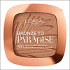 L'Oréal Paris Bronze To Paradise Matte Bronzer 03 Back to Bronze - Cosmetics Fragrance Direct-3600523560837