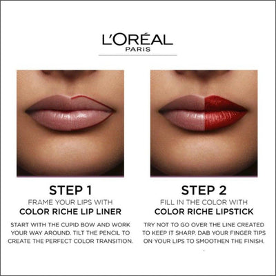 L'Oréal Paris Color Riche Lip Liner 107 Seine Sunset - Cosmetics Fragrance Direct-3600523827756