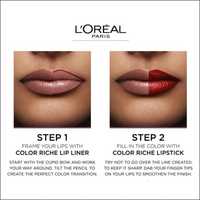 L'Oréal Paris Color Riche Lip Liner 124 S'il Vous Plait - Cosmetics Fragrance Direct-3600523827831