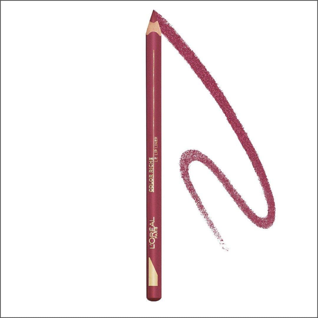 L'Oréal Paris Color Riche Lip Liner 374 Intense Plum - Cosmetics Fragrance Direct-3600522860785