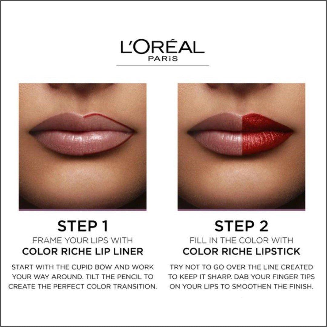 L'Oréal Paris Color Riche Lip Liner 630 Beige A Nu - Cosmetics Fragrance Direct-