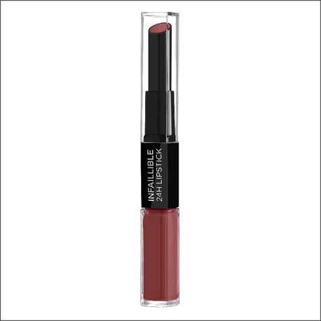 L'Oréal Paris Infaillible 2 Step 24hr Lipstick 213 Toujours Toffee - Cosmetics Fragrance Direct-3600523999934