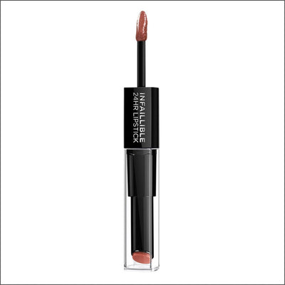 L'Oréal Paris Infaillible 2 Step 24hr Lipstick 312 Incessant Russet - Cosmetics Fragrance Direct-3600522337119