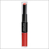 L'Oréal Paris Infaillible 2 Step 24hr Lipstick 506 Red Infaillible - Cosmetics Fragrance Direct-