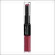 L'Oréal Paris Infaillible 2 Step 24hr Lipstick 804 Metro Proof Rose - Cosmetics Fragrance Direct-3600523999965