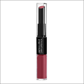 L'Oréal Paris Infaillible 2 Step 24hr Lipstick 804 Metro Proof Rose - Cosmetics Fragrance Direct-3600523999965