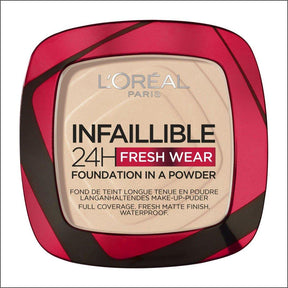 L'Oréal Paris Infaillible 24h Fresh Wear Powder Foundation 020 Ivory - Cosmetics Fragrance Direct-3600523951291