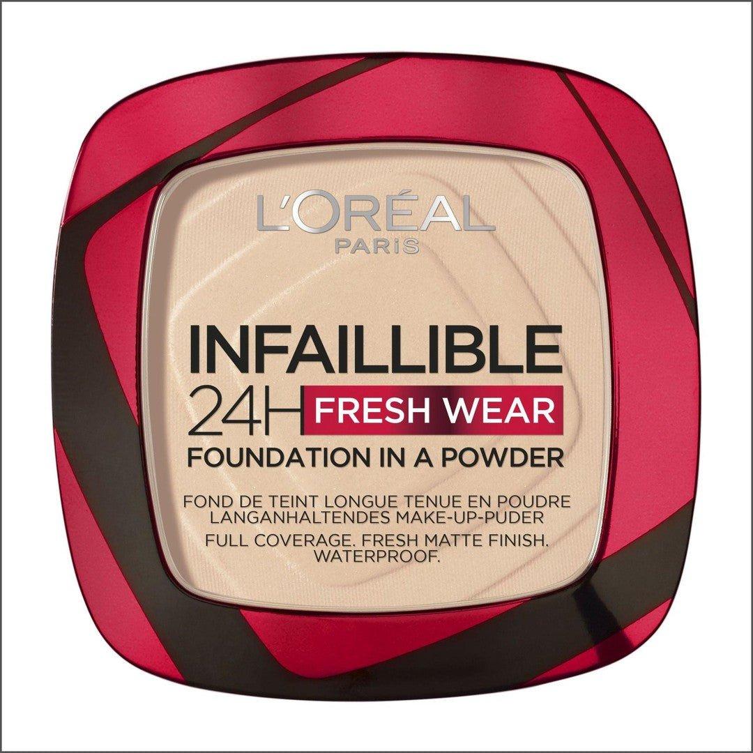 L'Oréal Paris Infaillible 24h Fresh Wear Powder Foundation 020 Ivory