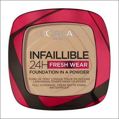 L'Oréal Paris Infaillible 24h Fresh Wear Powder Foundation 130 True Beige - Cosmetics Fragrance Direct-3600523951543