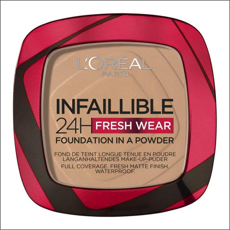 L'Oréal Paris Infaillible 24h Fresh Wear Powder Foundation 220 Sand - Cosmetics Fragrance Direct-3600523951895