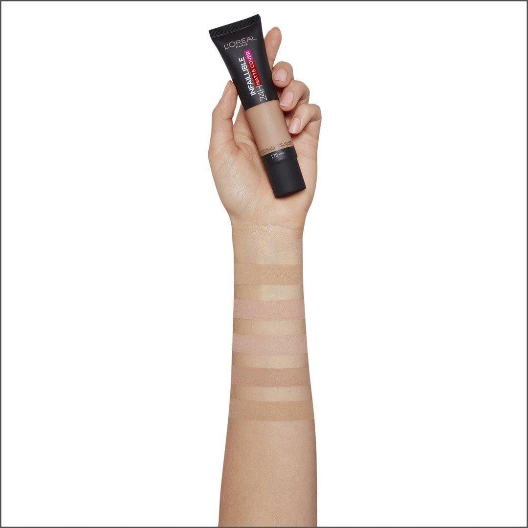 L'Oréal Paris Infaillible 24H Matte Cover 175 Sand 30ml - Cosmetics Fragrance Direct-3600523784448