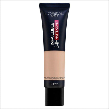 L'Oréal Paris Infaillible 24H Matte Cover 175 Sand 30ml - Cosmetics Fragrance Direct-3600523784448