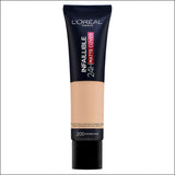 L'Oréal Paris Infaillible 24H Matte Cover 200 Golden Sand - Cosmetics Fragrance Direct-3600523784455