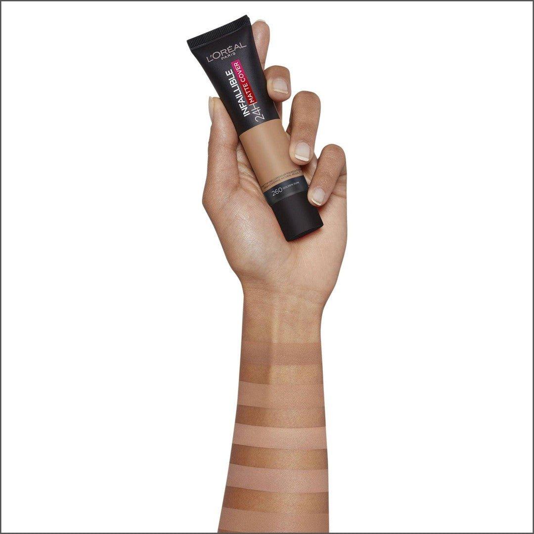 L'Oréal Paris Infaillible 24H Matte Cover 230 Radiant Honey 30ml - Cosmetics Fragrance Direct-3600523784479