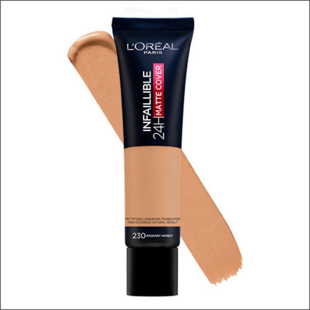 L'Oréal Paris Infaillible 24H Matte Cover 230 Radiant Honey 30ml - Cosmetics Fragrance Direct-3600523784479