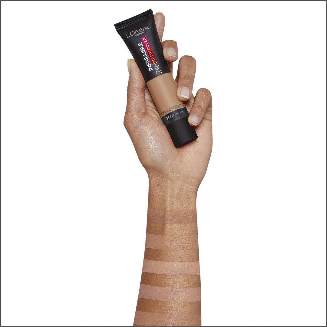L'Oréal Paris Infaillible 24H Matte Cover 300 Amber - Cosmetics Fragrance Direct-3600523784493