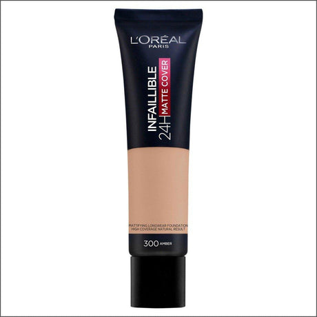 L'Oréal Paris Infaillible 24H Matte Cover 300 Amber - Cosmetics Fragrance Direct-3600523784493