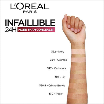 L'Oréal Paris Infaillible 24h More Than Concealer 330 Pecan - Cosmetics Fragrance Direct-