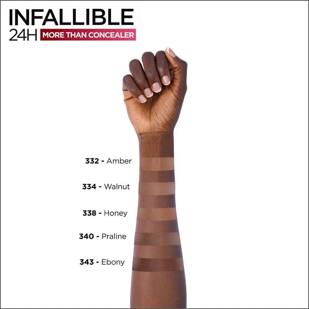 L'Oréal Paris Infaillible 24h More Than Concealer 338 Honey - Cosmetics Fragrance Direct-