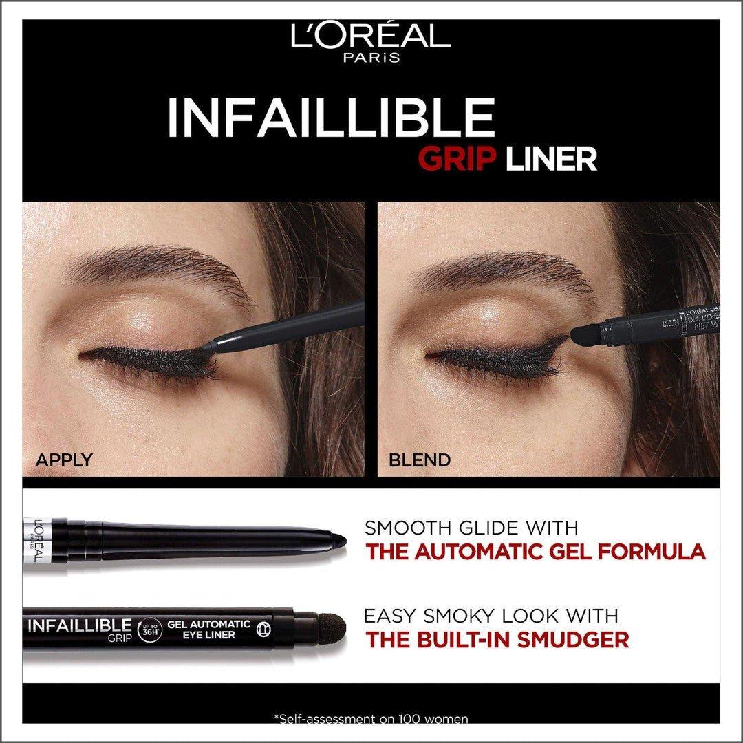 L'Oréal Paris Infaillible Gel Automatic Eye Liner 003 Taupe Grey - Cosmetics Fragrance Direct-3600524026653