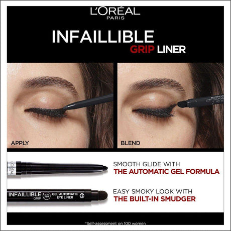 L'Oréal Paris Infaillible Gel Automatic Eye Liner 004 Brown Denim - Cosmetics Fragrance Direct-3600524026660
