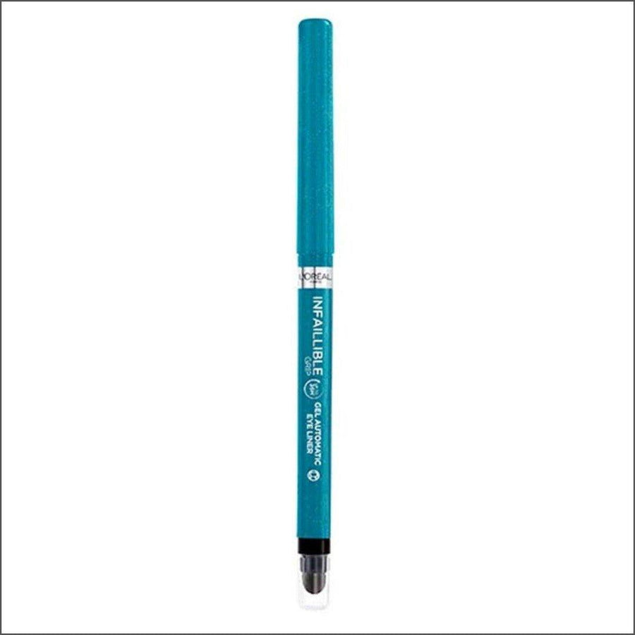 L'Oréal Paris Infaillible Gel Automatic Eye Liner 007 Turquoise Faux Fur - Cosmetics Fragrance Direct-3600524026691