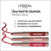 L'Oréal Paris Infaillible Matte Lip Crayon 102 Caramel Blondie - Cosmetics Fragrance Direct-