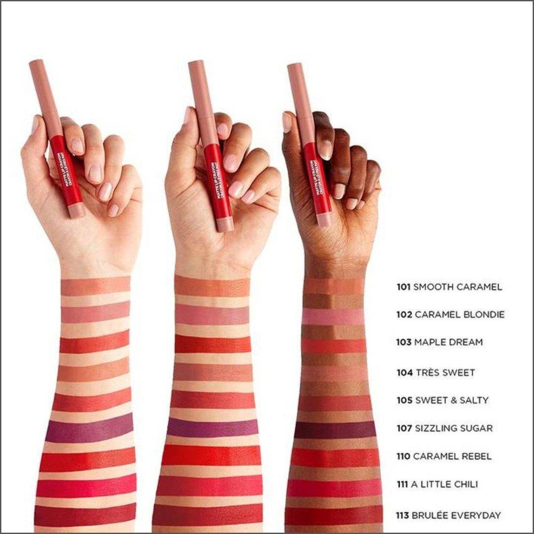 L'Oréal Paris Infaillible Matte Lip Crayon 105 Sweet & Salty - Cosmetics Fragrance Direct-