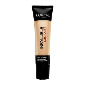 L'Oréal Paris Infallible Matte Foundation - 24 Golden Beige - Cosmetics Fragrance Direct-3600522875406