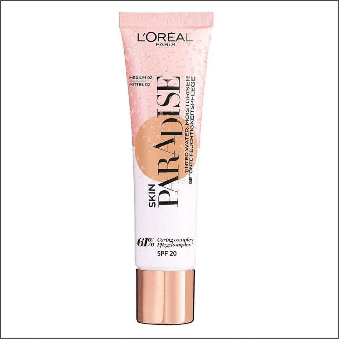 L'Oréal Paris Skin Paradise Tinted Water Moisturiser SPF 20 Medium 02