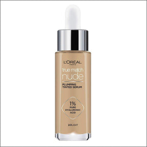 L'Oréal Paris True Match Nude Plumping Tinted Serum 2-3 Light - Cosmetics Fragrance Direct-3600523989904
