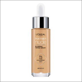 L'Oréal Paris True Match Nude Plumping Tinted Serum 4-5 Medium - Cosmetics Fragrance Direct-