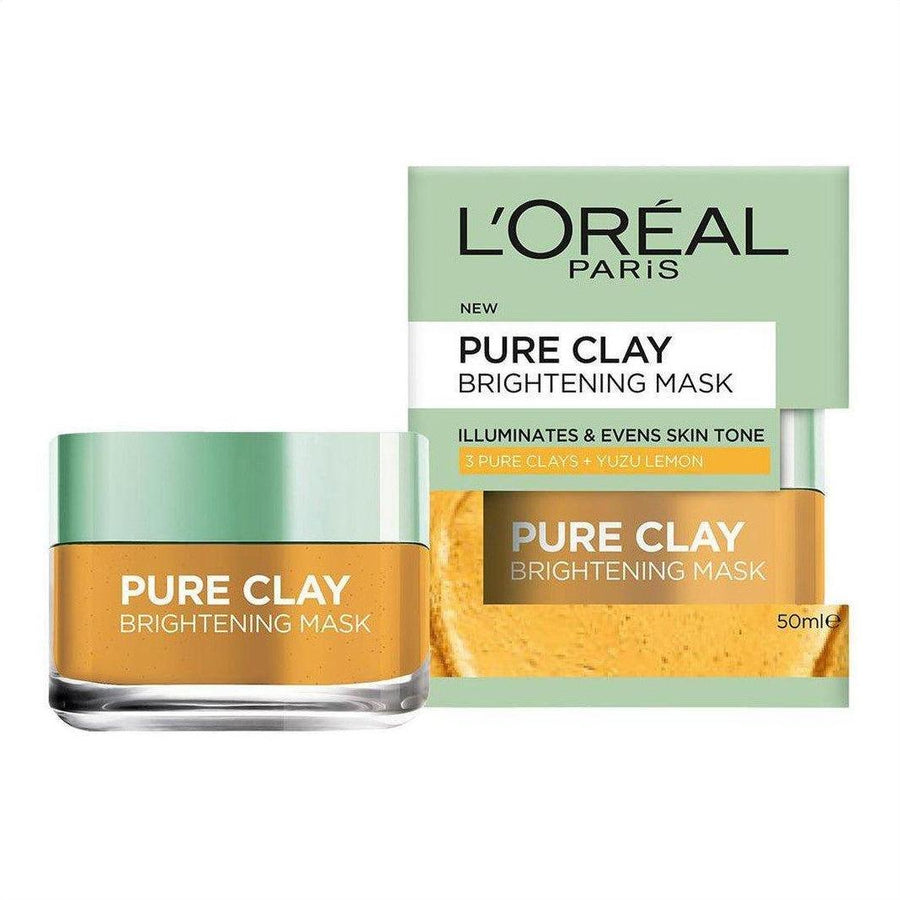 L'Oréal Pure Clay Mask Brightening 50ml - Cosmetics Fragrance Direct-3600523523122