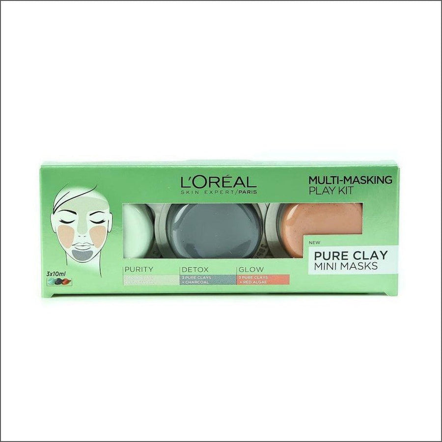 L'Oréal Pure Clay Mini Masks - Cosmetics Fragrance Direct-74723892