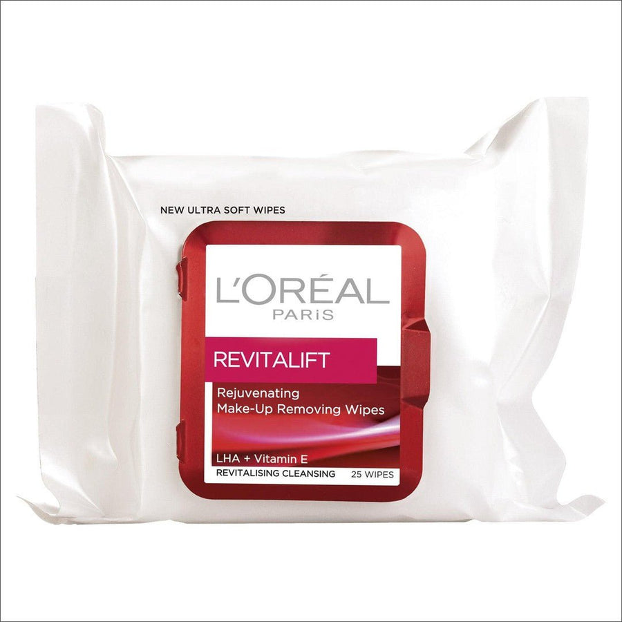 L'Oréal Revitalift Rejuvenating Cleansing Wipes - Cosmetics Fragrance Direct-73130548