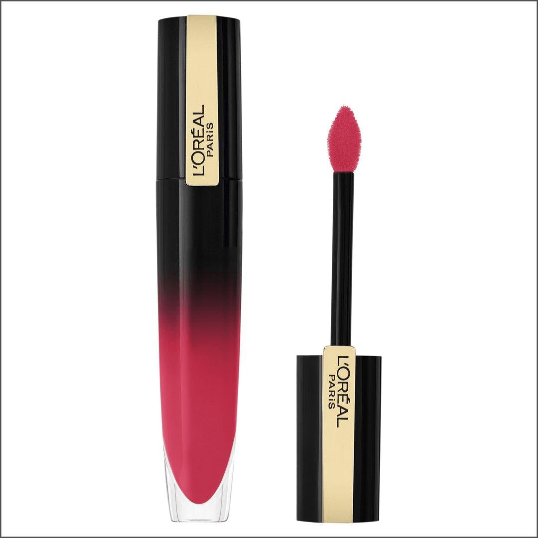 L'Oréal Rouge Signature Brilliant Lip Ink Liquid Lipstick 306 Be Innovative 6.4mL - Cosmetics Fragrance Direct-3600523794881