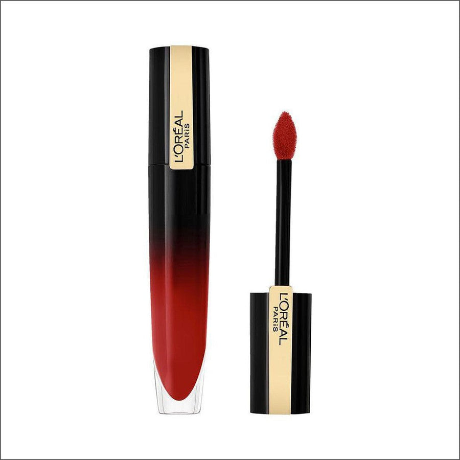 L'Oréal Rouge Signature Brilliant Lip Ink Liquid Lipstick 6.4mL - Be Uncompromising 310 - Cosmetics Fragrance Direct-3600523794843