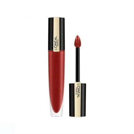 L'Oréal Rouge Signature Liquid Lipstick I Am Worth It 115 - Cosmetics Fragrance Direct-3600523543670