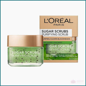 L'Oréal Sugar Scrub Purifying Scrub 50ml - Cosmetics Fragrance Direct-3600523542192