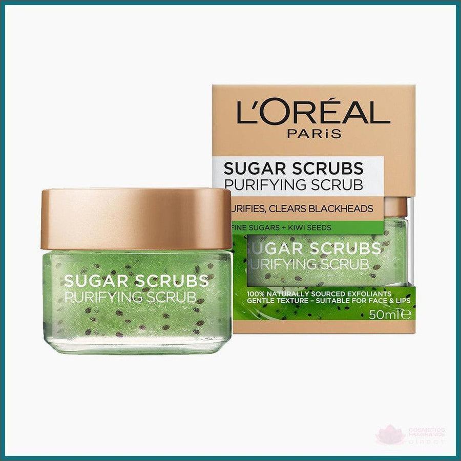 L'Oréal Sugar Scrub Purifying Scrub 50ml - Cosmetics Fragrance Direct-3600523542192